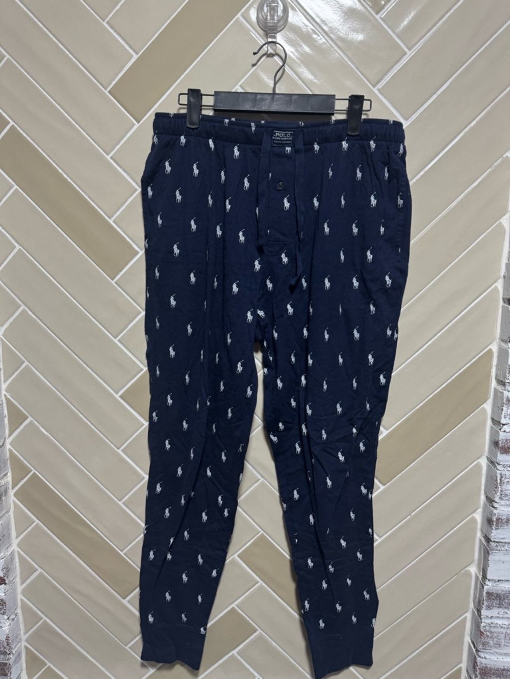 Polo by Ralph Lauren Navy Logo Pajama Pants